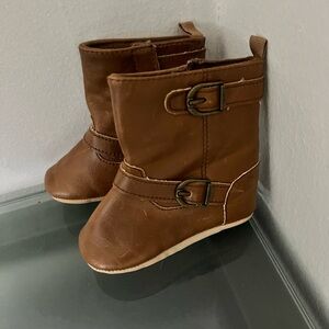 Brown Kids Boots